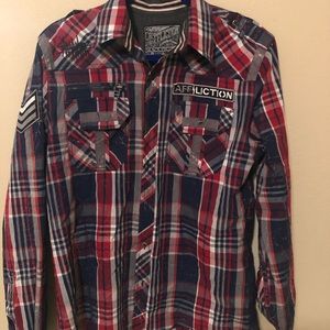 Affliction button up large